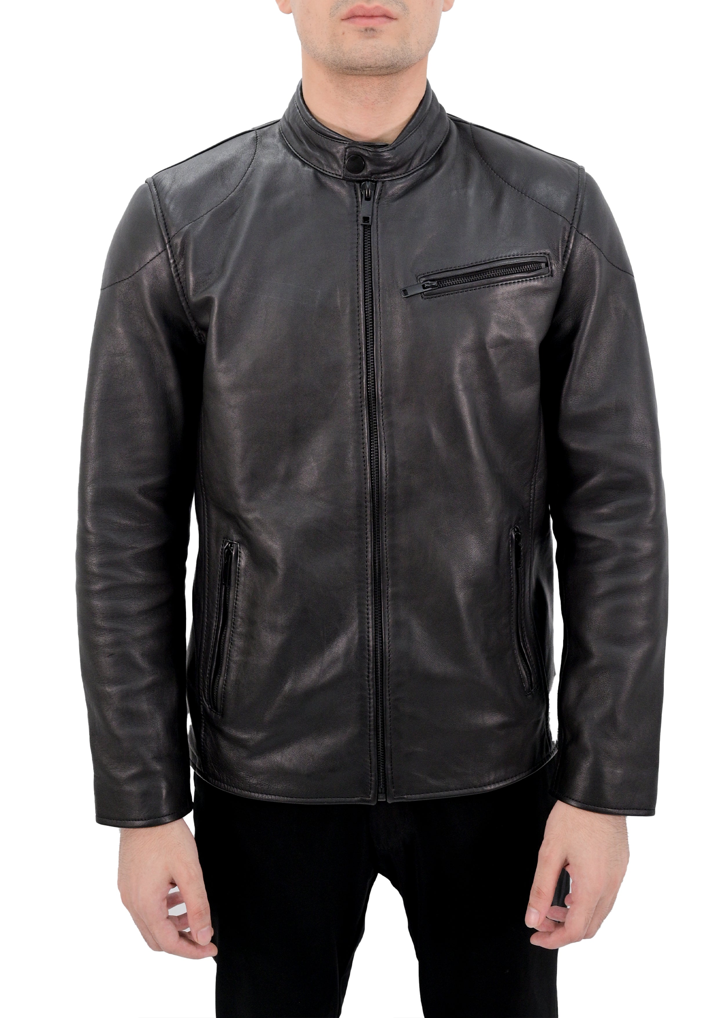 Old School Classic Style Everyday Wear Real Lambskin