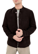 Polo Collar Premium Mens Leather Jacket