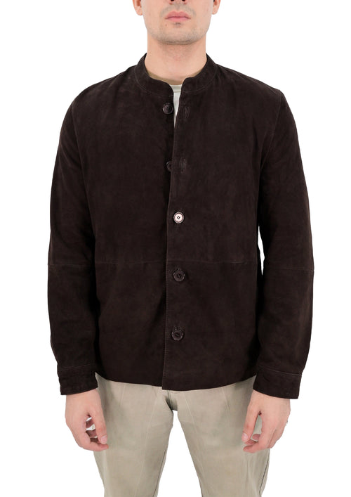 Polo Collar Premium Mens Leather Jacket