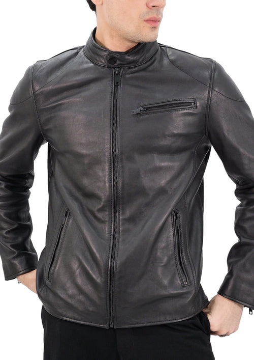Old School Classic Style Everyday Wear Real Lambskin