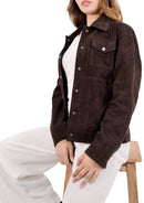 Trucker Suede Leather Jacket