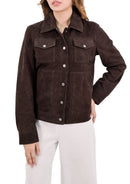 Trucker Suede Leather Jacket