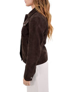 Trucker Suede Leather Jacket